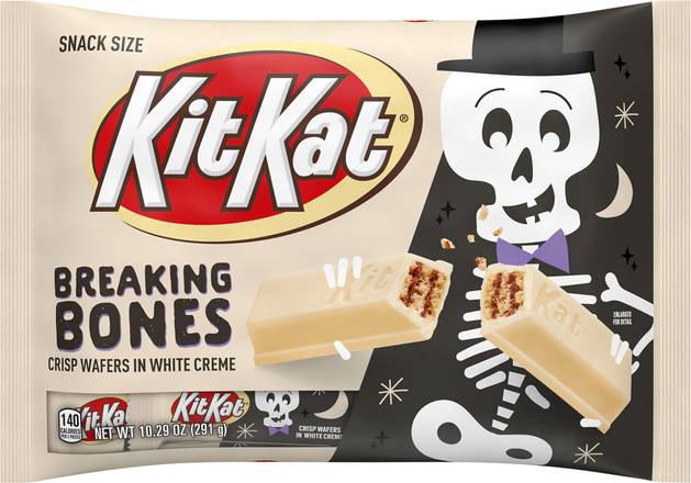 Kit Kat Breaking Bones Crisp Wafers in White Creme