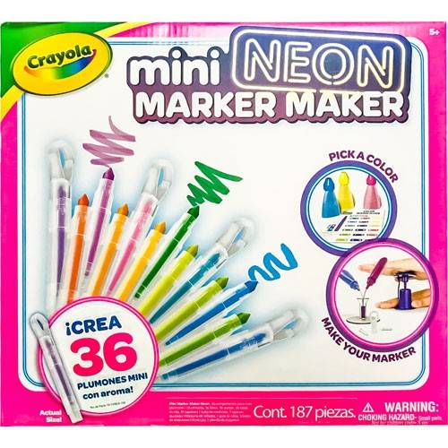 Crayola mini marker maker neon