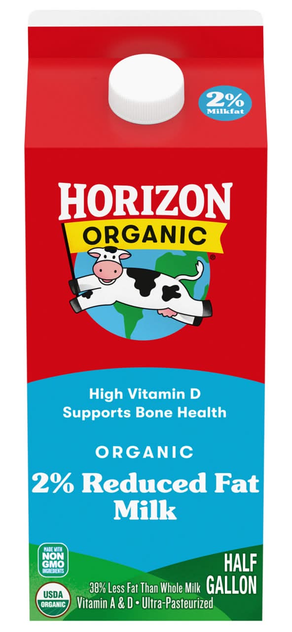 Horizon Organic Milk, Organic, 2% Reduced Fat