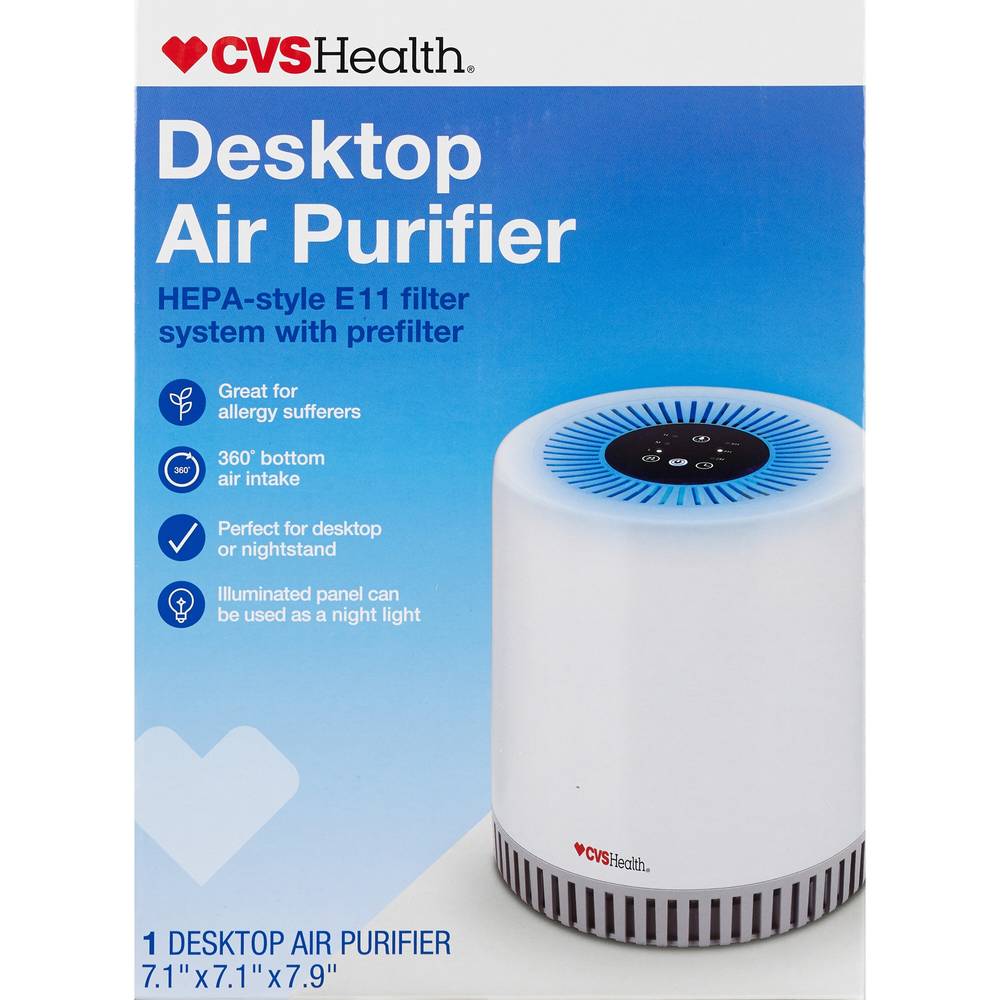 Cvs Health Desktop Air Purifier (7.1 x 7.1 x 7.9)