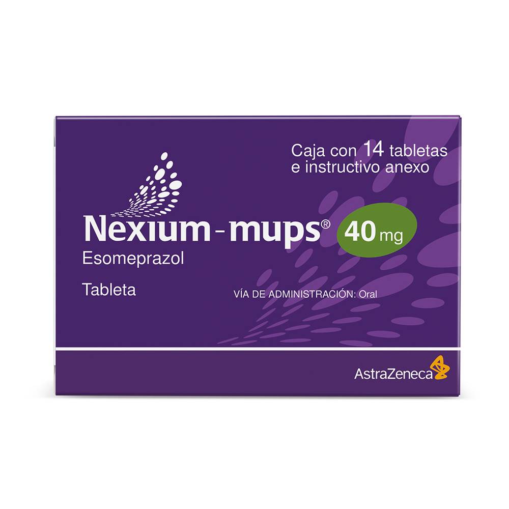 AstraZeneca · Nexium-mups esomeprazol tabletas 40 mg (14 un)