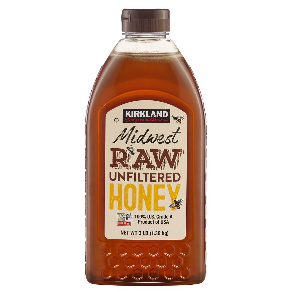 Kirkland Signature Midwest Raw Unfiltered Honey