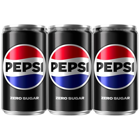 Pepsi Zero Sugar Soda (6 pack, 7.5 fl oz)