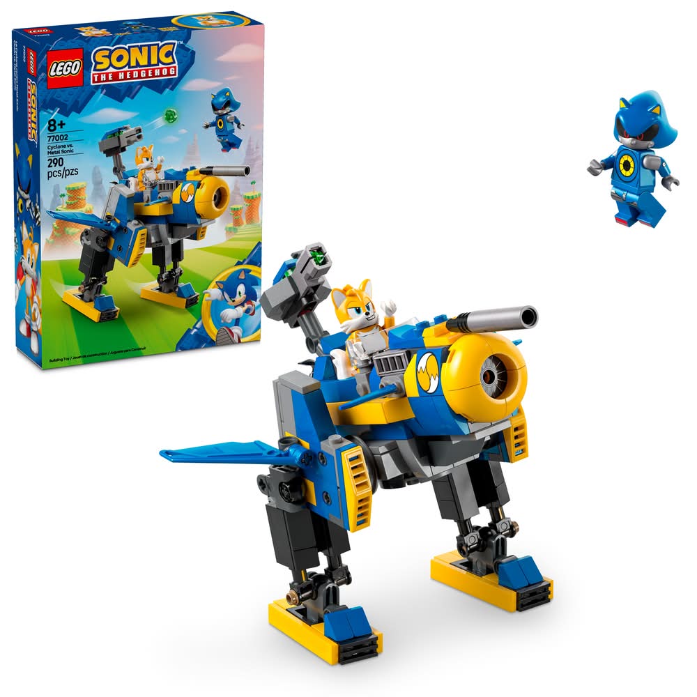LEGO Sonic the Hedgehog Cyclone Vs Metal Sonic Building Toy (290 ct)
