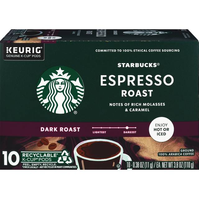 Starbucks K-Cup Pods Espresso Roast (0.38 oz)