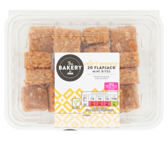 ASDA The Bakery Flapjack Mini Bites (20 pack)
