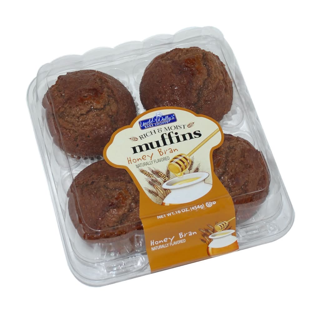 Uncle Wally's Rich and Moist Muffins, Honey Bran (16 oz)