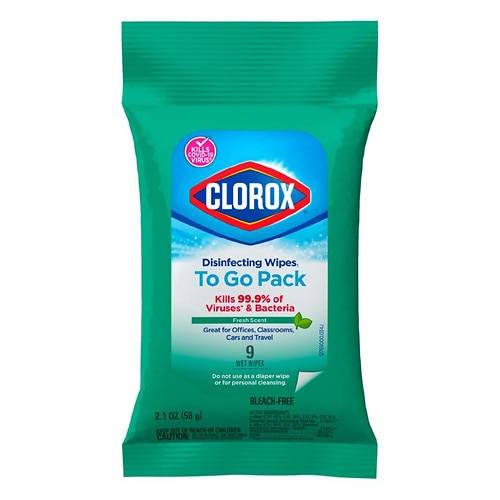 Clorox Disinfecting Wipes, Bleach Free Fresh Scent - 9.0 ea