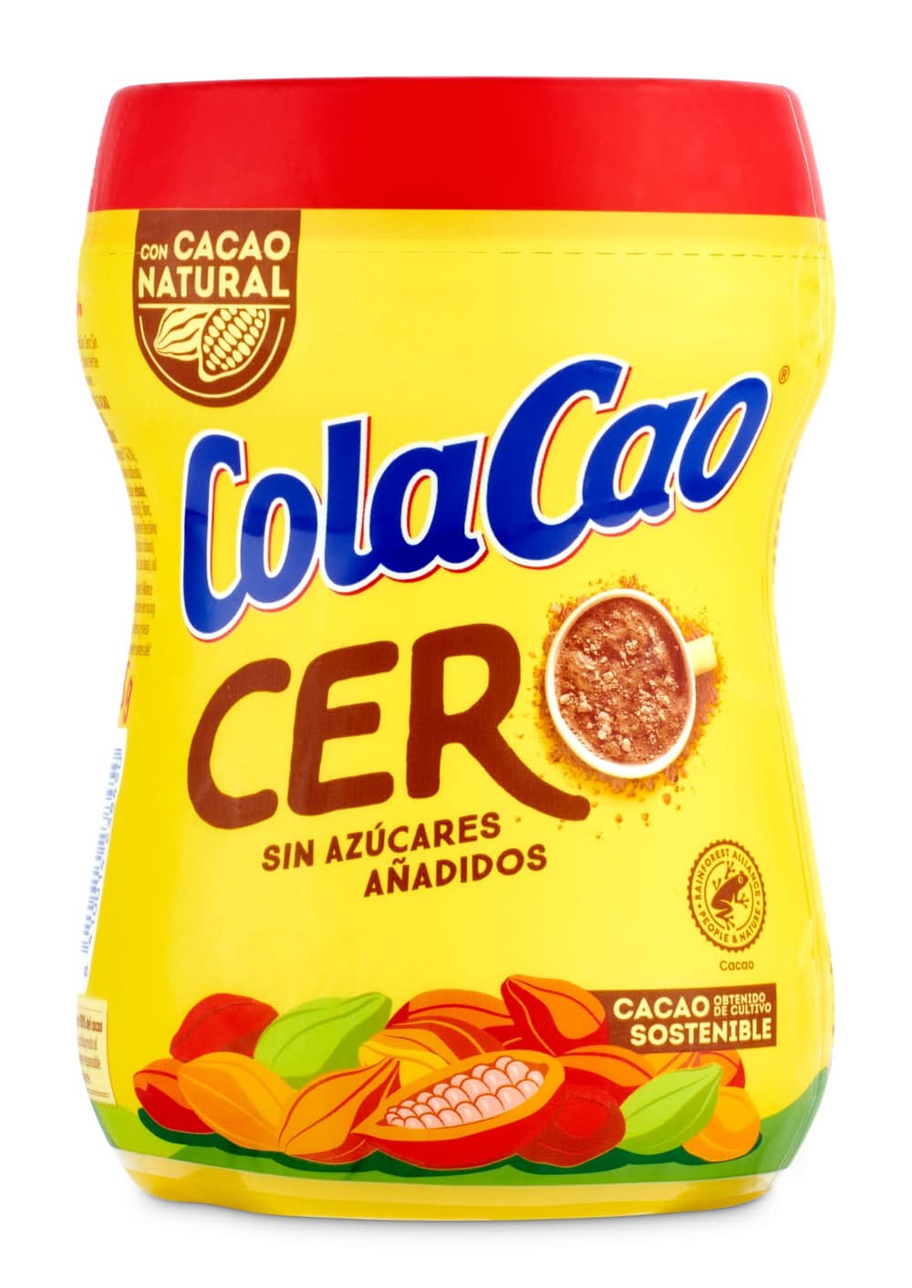 Cacao Soluble 0% Azúcares Añadidos Colacao Bote 325 G