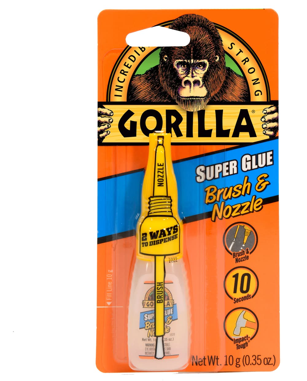 Gorilla High Strength Glue Clear Super Glue 0.35 Oz