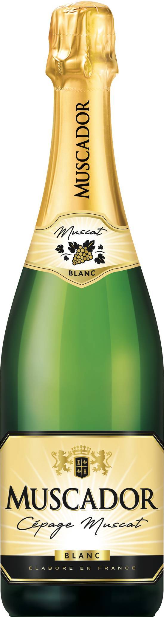 Muscador vin pétillant blanc au cépage muscat (0.75 l)