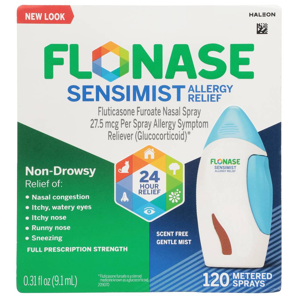 Flonase Sensimist Fluticasone Furoate 27.5 Mcg Allergy Relief (0.4 fl oz)