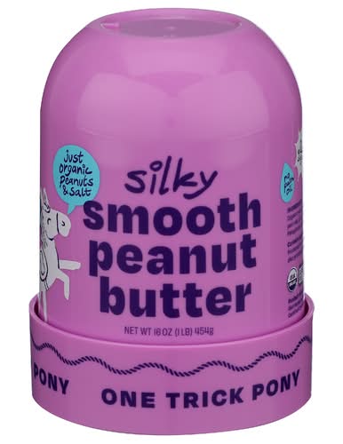 One Trick Pony Nuts Organic Silky Smooth Peanut Butter