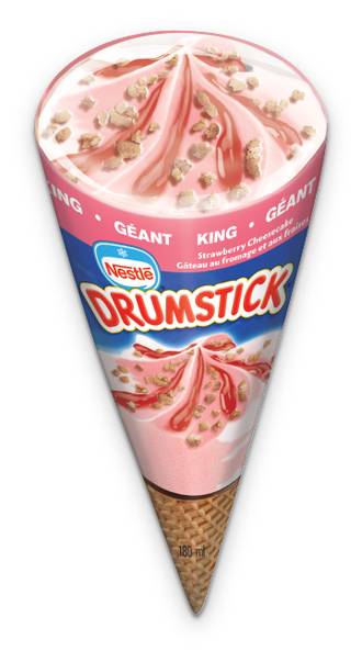 Drumstick cheesecake fraises/Strawberry Cheesecake 180ml
