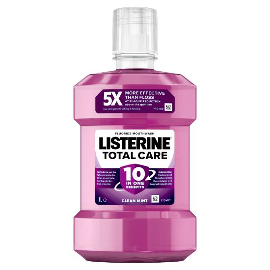Listerine Total Care Fluoride Mouthwash Clean Mint