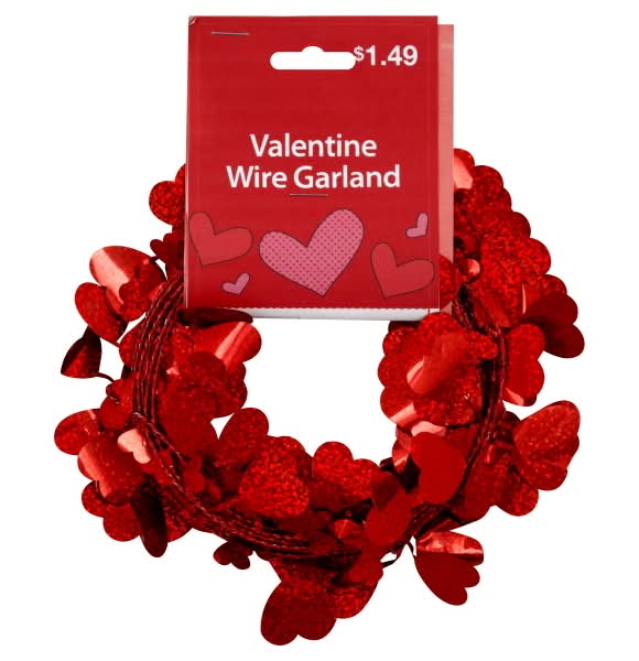 CVS Pharmacy Valentine Wire Garland