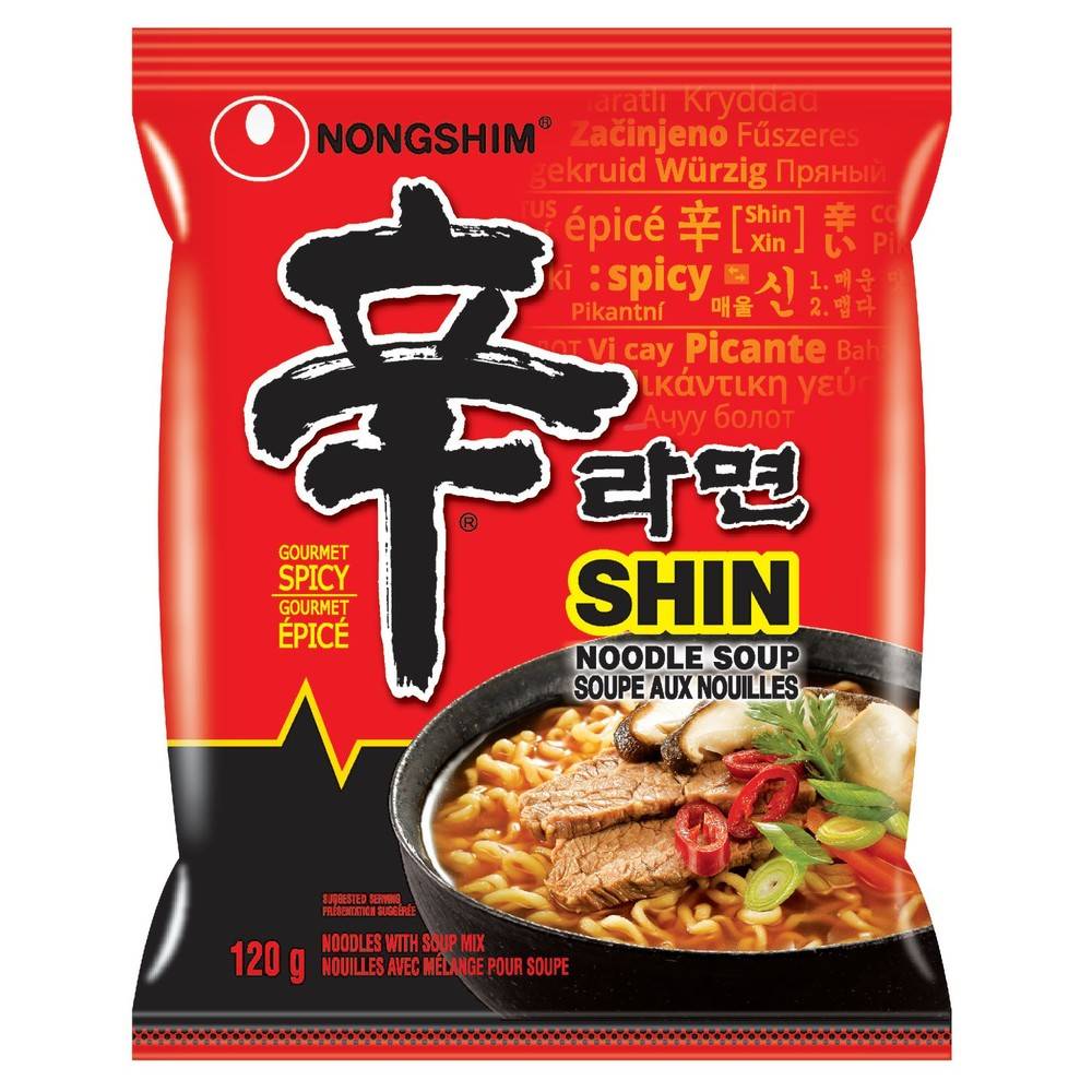 Nongshim Shin Ramyun Spicy Noodles (480 g, 4 ct)