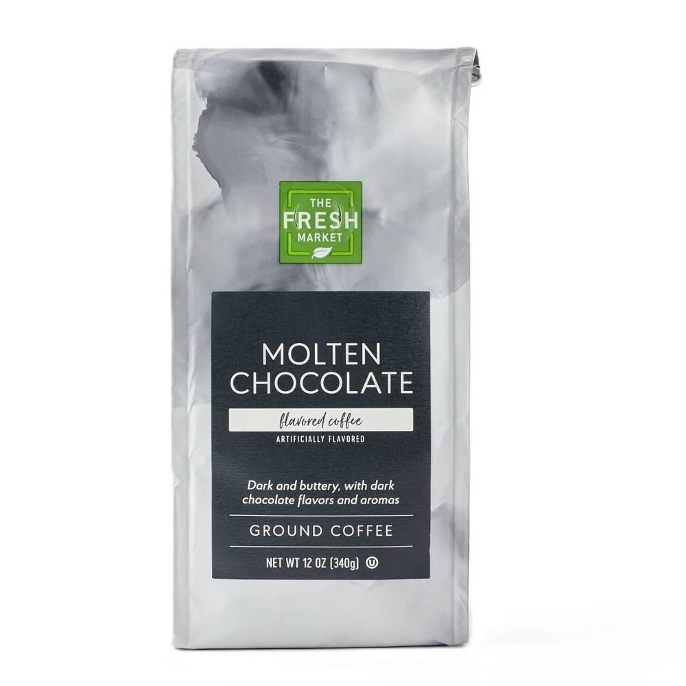 The Fresh Market Molten Chocolate Ground Coffee (12 oz)