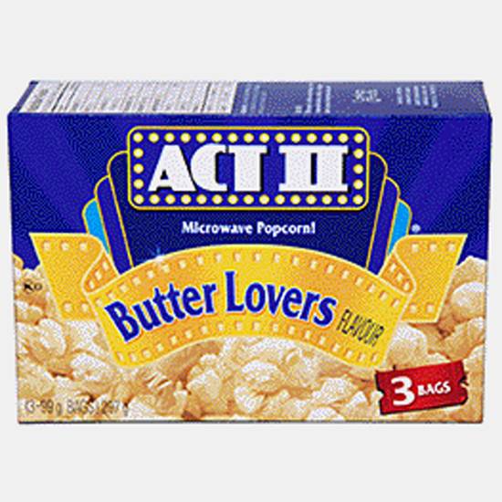 Act Ii Butter Lovers Popcorn - 3 Bags (3 pk)