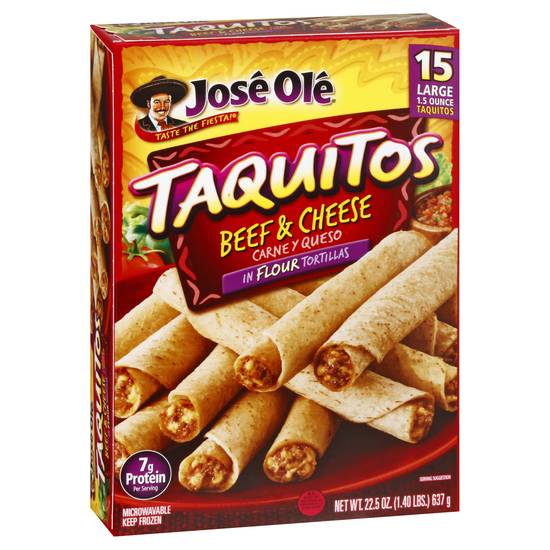 Jose Ole Taquitos Beef and Cheese (15 ct)