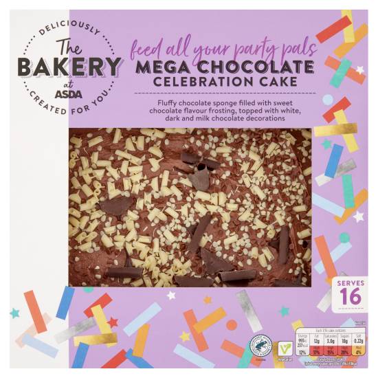 ASDA The Bakery Mega Chocolate Celebration Cake