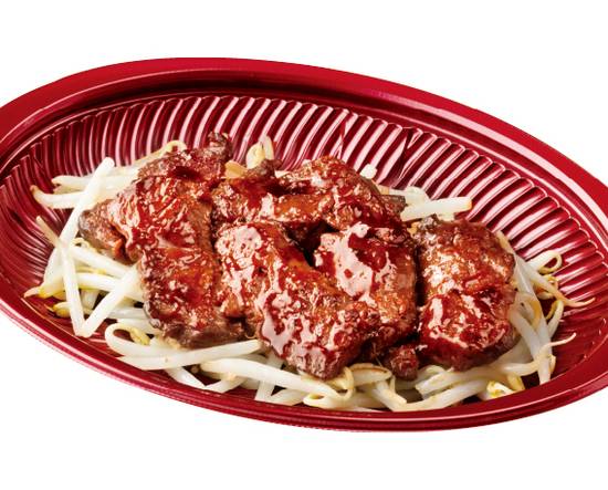 ★おかず 牛ハラミ焼肉 にんにく醤油だれ Beef harami grilled meat  garlic soy sauce