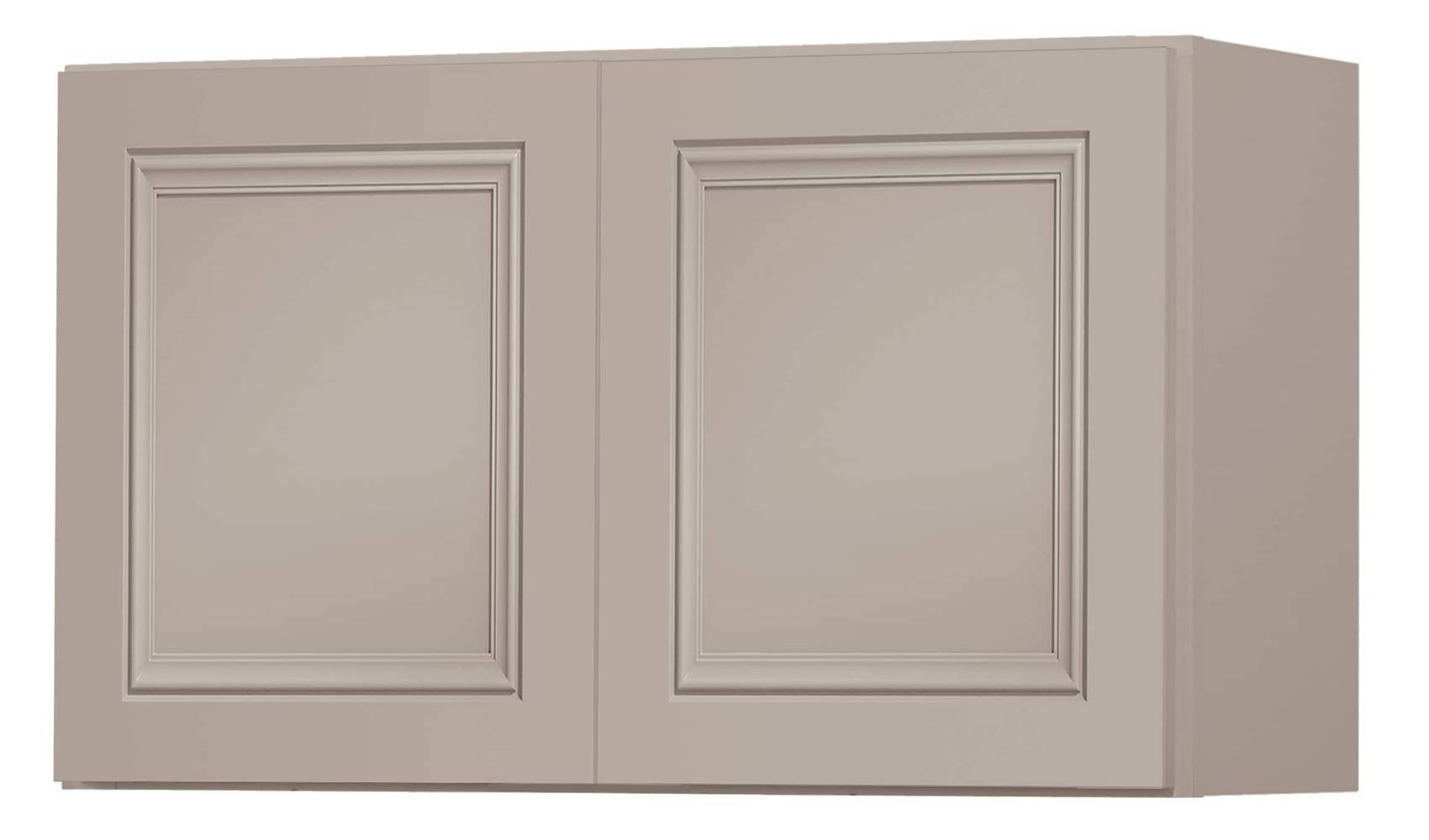 Diamond NOW Wintucket 30-in W x 18-in H x 12-in D Cloud Gray Wall Fully Assembled Cabinet (Recessed Panel Square Door Style) | G15 W3018B