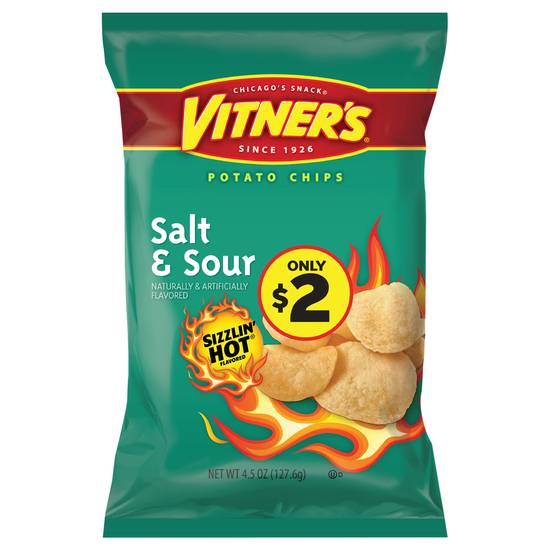 Vitner's Sizzlin' Salt & Sour Potato Chip