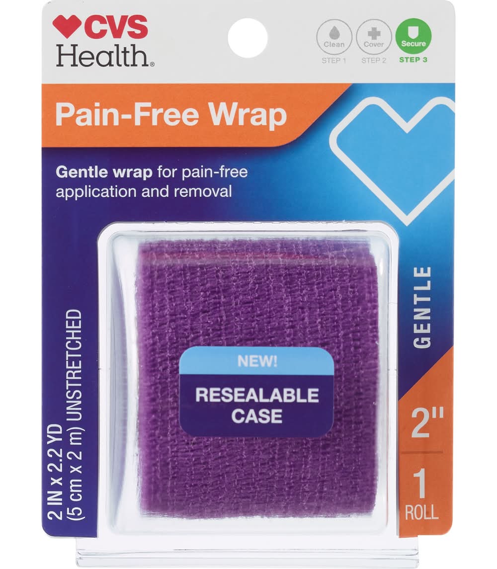 Cvs Pain-Free Gentle Wrap, Purple, 1 Ct