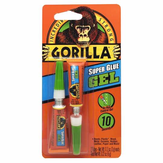 Gorilla Super Glue Gel (2 ct, 0.11 oz)