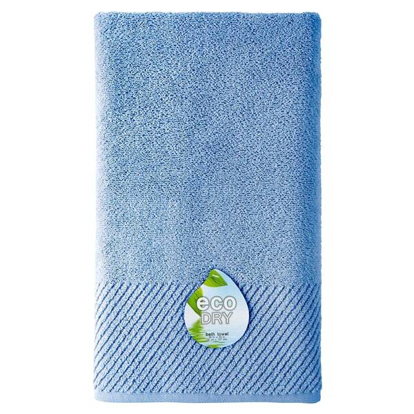 Eco Dry Bath Towel, 30 in x 54 in, Cornflower