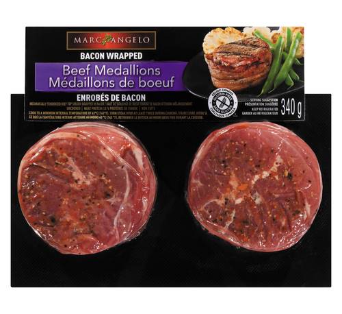Marcangelo Bacon Wrapped Beef Medallions (340 g, 2 ct)