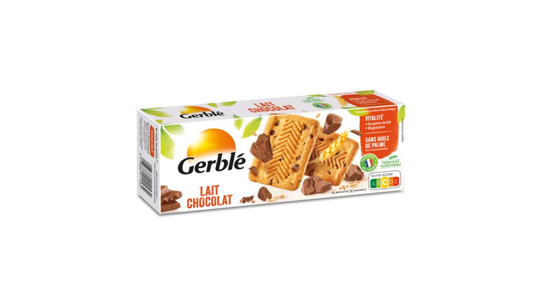 Gerblé - Biscuits chocolat et au lait