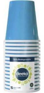 Deeko Paper Cups 15 Pack