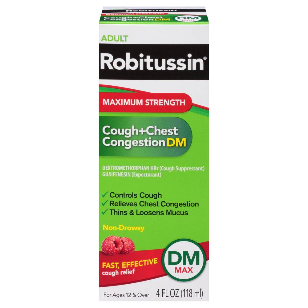 Robitussin Cough + Chest Congestion Dm (4 fl oz)