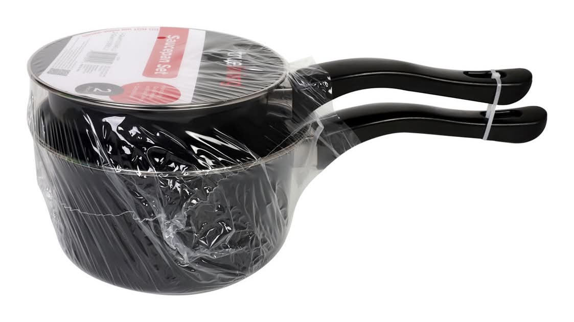 True Living Saucepan Set 2 Ct