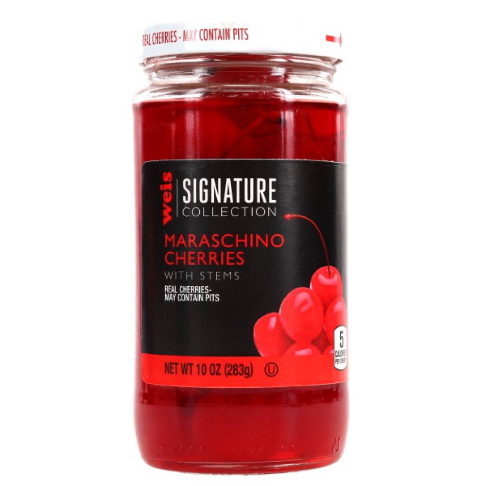 Weis Signature Collection Maraschino Cherries With Stems