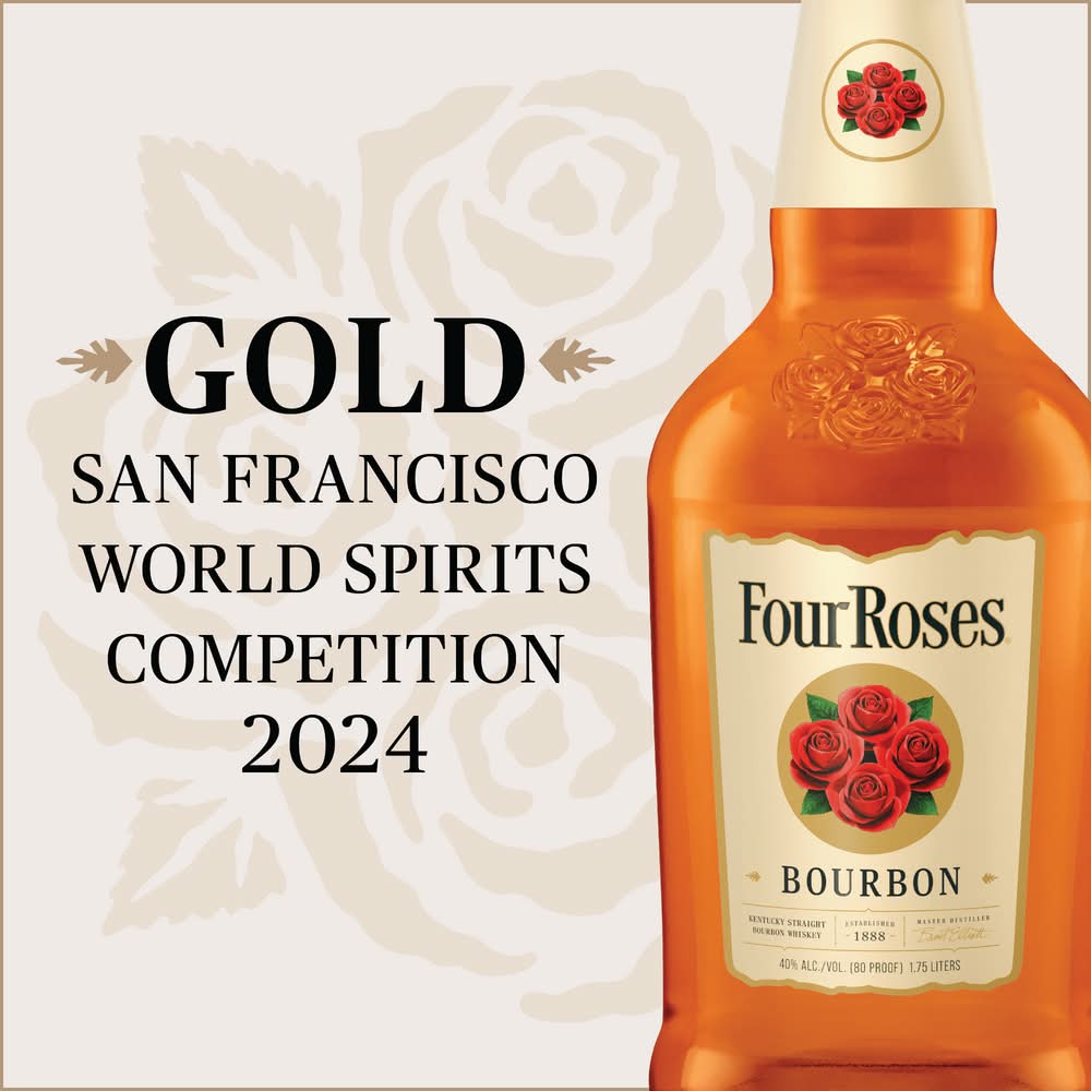 Four Roses Kentucky Straight Bourbon Whiskey (1.75 L)