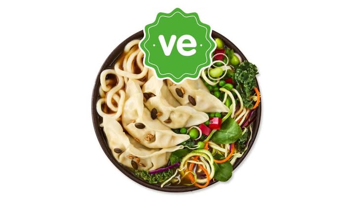 veggie gyoza noodle'soup