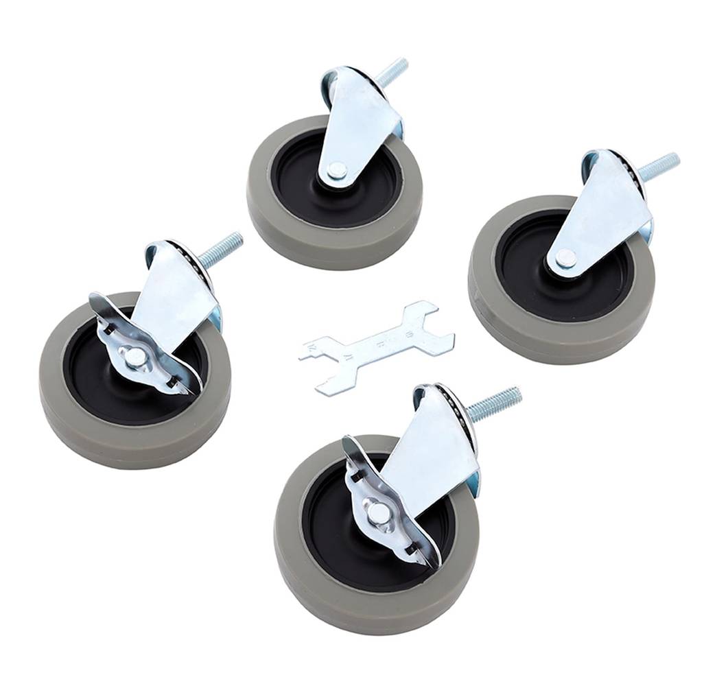 Style Selections 4 -Pack 4-in Rubber Swivel Caster | LC4RC
