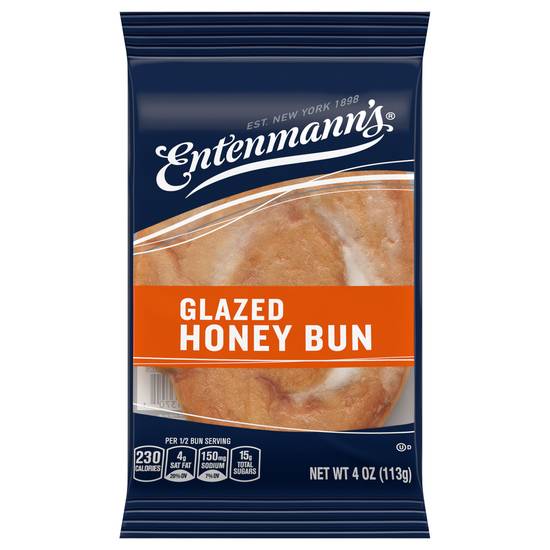 Entenmann's Jumbo Glazed Honey Bun (4oz count)