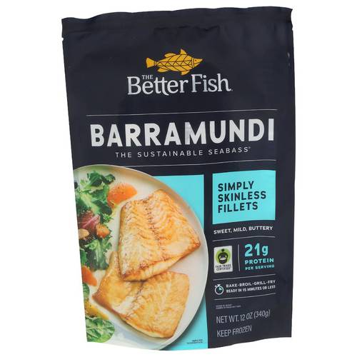 The Better Fish Simply Skinless Barramundi Fillets