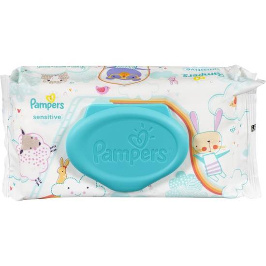 Pampers Sensitive Wipes, Tub (56 ea)
