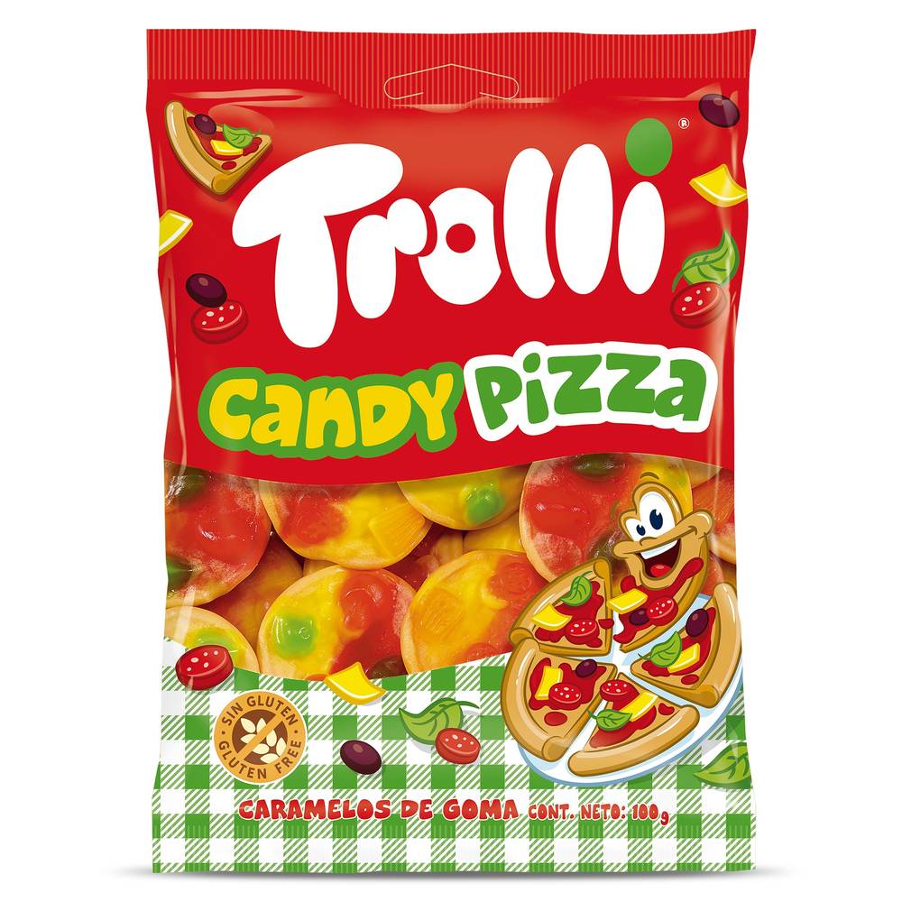 Golosinas Mini Pizzas Trolli Bolsa 100 G