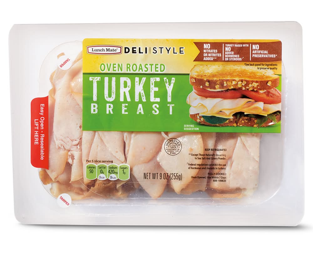 Lunch Mate Deli Style Oven Roasted Turkey Breast (9 oz)