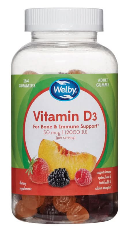 Welby Vitamin D Adult Gummies 50 Mcg (164 ct)