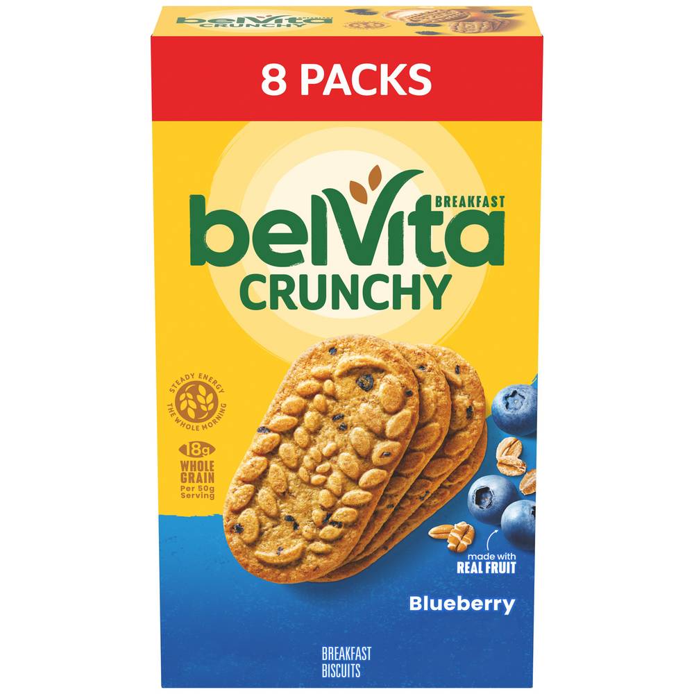 belVita Breakfast Biscuits, Blueberry (14.08 oz, 8 ct)