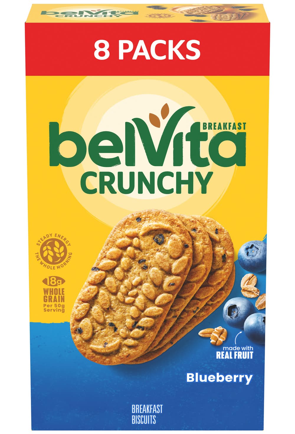 BelVita Breakfast Biscuits, Blueberry (14.08 oz, 8 ct)