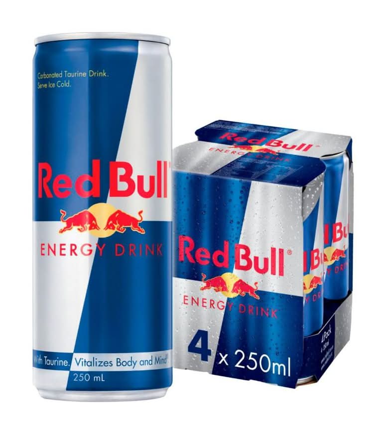 Red Bull Energy Drink (4 x 250mL)