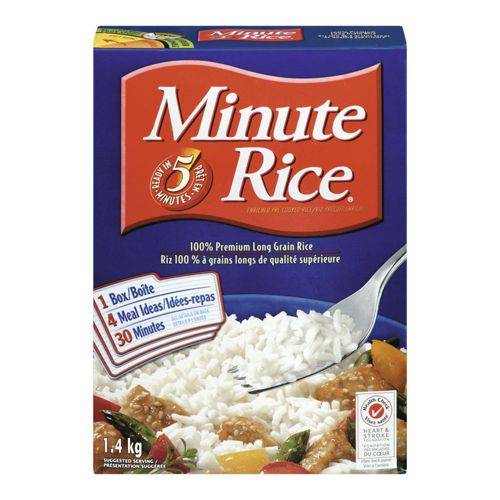 Minute riz à grains longs de qualité supérieure (1,40 kg) - premium long grain rice (1.40 kg)